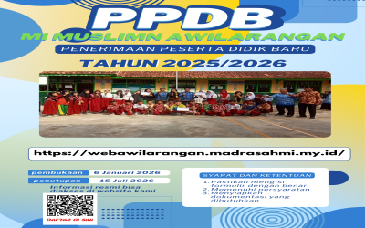 PPDB MI Muslimin Awilarangan: Membentuk Generasi Cerdas, Berakhlak, dan Berjiwa Islami